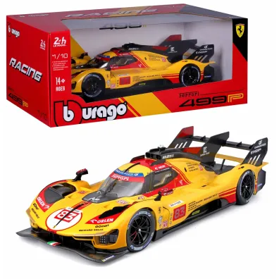 Bburago model 1:18 ferrari 499p kubica af corse lmh fia hypercar 18-16304