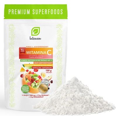 Intenson Witamina C (kwas L-askorbinowy) Suplement diety 150 g