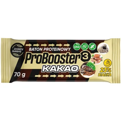 Zmiany Zmiany Baton proteinowy kakaowy probooster bezglutenowy 70 g