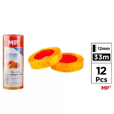 Mp Main Paper Ta�ma samoprzylepna przezroczysta 12mmx33m
