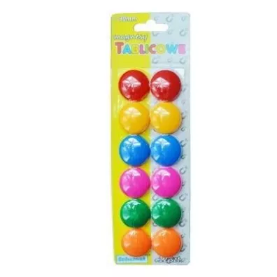 Magnesy do tablic 30mm 12szt