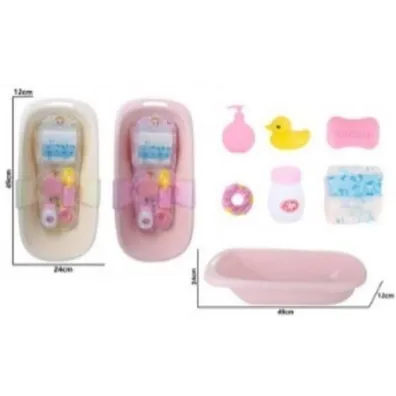 Wanienka do k�pieli lalki + akcesoria 24x49x12cm Madej