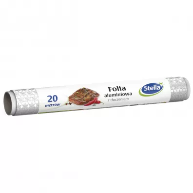 Stella Folia aluminiowa z t�oczeniem 20m rolka