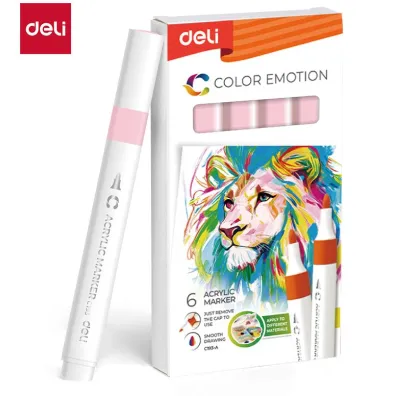 Deli Marker akrylowy baby pink