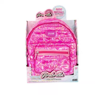 Nice Group Plecak puff ciemno r�owy 22cm