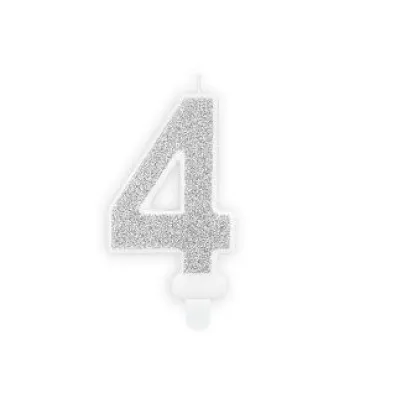 PartyDeco �wieczka urodzinowa 4 7cm