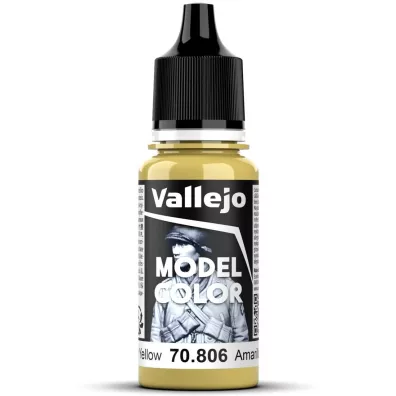 Vallejo: 70.806 - Model Color - German Yellow (18 ml)