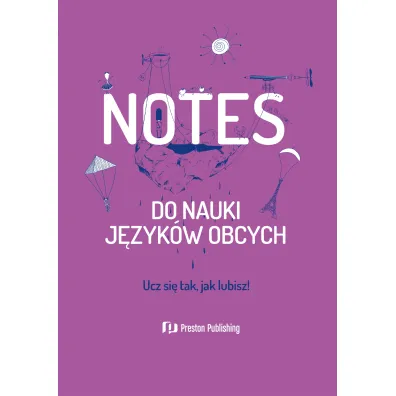 Notes do nauki j�zyk�w obcych (fioletowy)