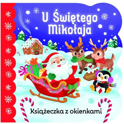 U �wi�tego Miko�aja. Ksi��eczka z okienkami - Holly  Berry-Byrd