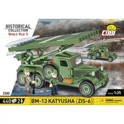 Historical Collection WWII BM-13 Katyusha ZIS-6 440 elementy 2280