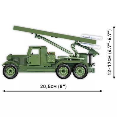 Historical Collection WWII BM-13 Katyusha ZIS-6 440 elementy 2280