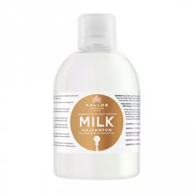 Kallos Milk Shampoo With Milk Protein szampon z wyci�giem proteiny mlecznej do w�os�w suchych i zniszczonych 1 l