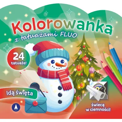 Kolorowanka z tatua�ami flou. Id� �wi�ta