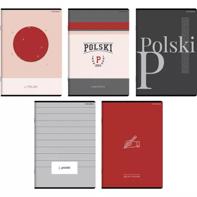 Top-2000 Zeszyt tematyczny A5 J�zyk polski linia, 70g 60 kartek
