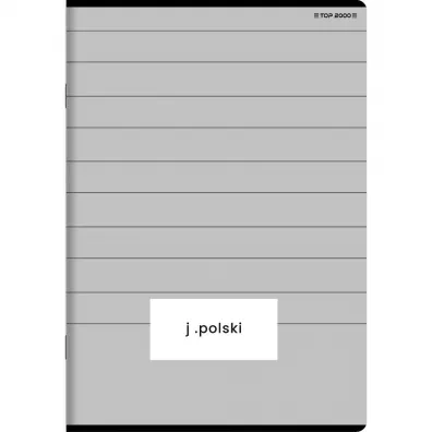 Top-2000 Zeszyt tematyczny A5 J�zyk polski linia, 70g 60 kartek