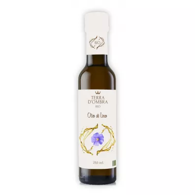 Terra Dombra Olej lniany t�oczony na zimno 250 ml Bio