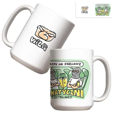 Molom Kubek - Wilq Fantatyczni czytelnicy 440ml