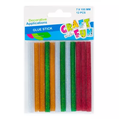 Craft with Fun Klej do pistoletu brokatowy 7x100mm
