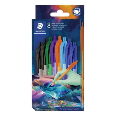 Staedtler D�ugopis tr�jk�tny Multiverse 8 kolor�w