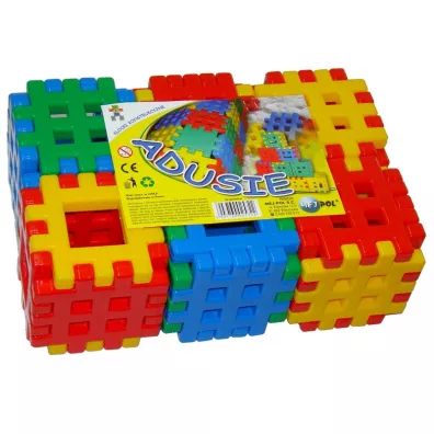 Klocki konstrukcyjne wafle 36 elementw Adusia CZAKO 025722