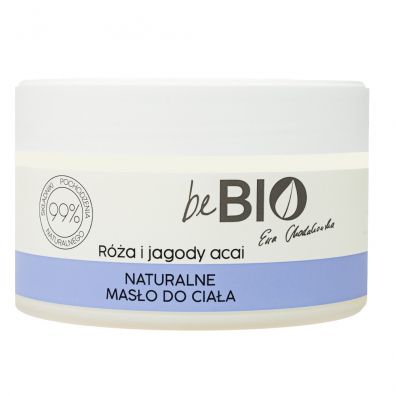 beBIO Ewa Chodakowska Naturalne maso do ciaa Ra i Jagody Acai 200 ml