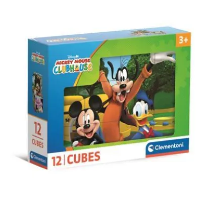 Puzzle Klocki obrotowe 12 element�w Mickey CLEMENTONI 41348