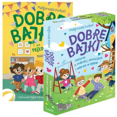 Pakiet: Dobre bajki o tym, �e najwa�niejsza jest mi�o��, Dobre bajki o tym, �e wszystkie emocje s� wa�ne, Dobre bajki o tym, �e warto wierzy� w siebie, Dobre bajki dla przedszkolak�w. Razem mo�na wi�cej