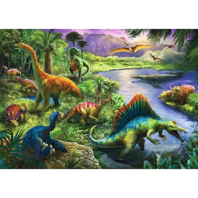 Puzzle 200 el. Drapiene dinozaury Trefl