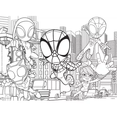 Puzzle 24 el. Spidey Lisciani