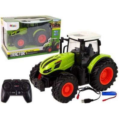 Zdjęcia - Pozostałe zabawki RC LEAN Toys Traktor zdalnie sterowany zielony Leantoys 