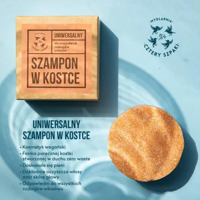Mydlarnia 4 Szpaki Szampon do wosw w kostce 75 g