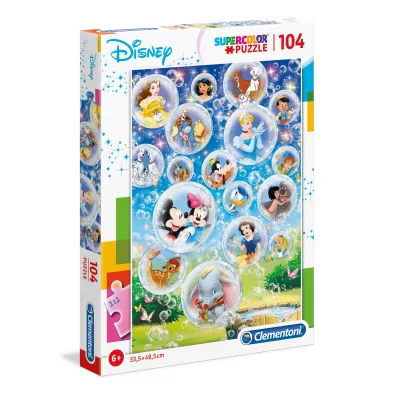 Puzzle 104 el. SuperColor. Disney Clementoni