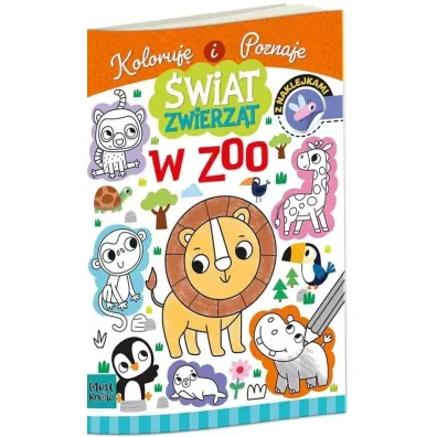 Kolorowanka a4 �wiat zwierz�t - w zoo - Agnieszka Matz