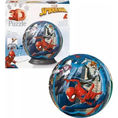 Puzzle 72 el. 3D Kula: Spiderman Ravensburger