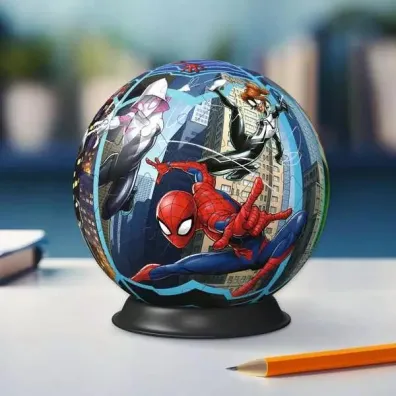 Puzzle 72 el. 3D Kula: Spiderman Ravensburger