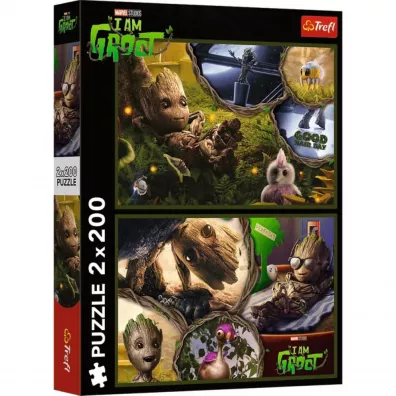 Puzzle 2x200 el. Ja jestem Groot Trefl