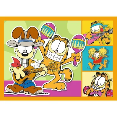 Puzzle 4w1 - Garfield kocha lazani� (35+48+54+70 el.) Trefl