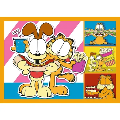 Puzzle 4w1 - Garfield kocha lazani� (35+48+54+70 el.) Trefl