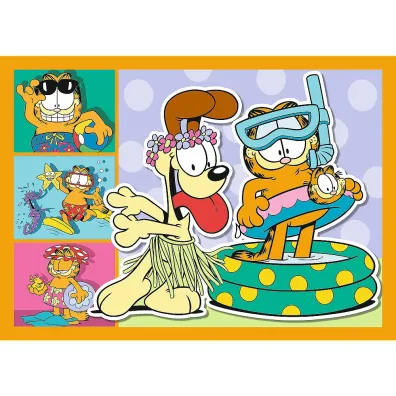 Puzzle 4w1 - Garfield kocha lazani� (35+48+54+70 el.) Trefl