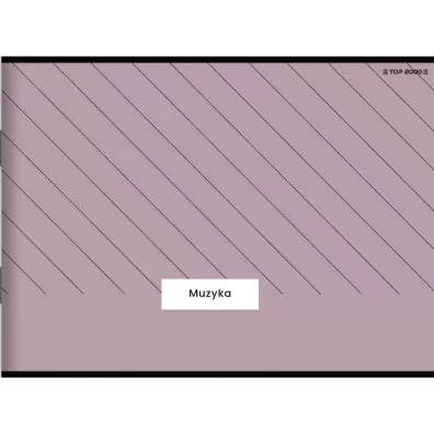 Top-2000 Zeszyt Muzyka A5 pi�ciolinia, 70g 16 kartek