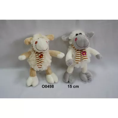 Owieczka br�zowa z szalikiem 20cm Sun-Day