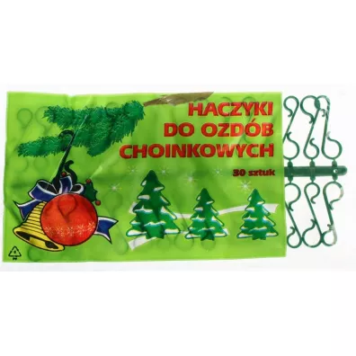 Arpex Haczyki plastikowe do ozd�b 30 szt.
