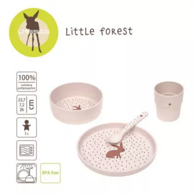Lassig Komplet naczy dla dzieci Little Forest Zajczek