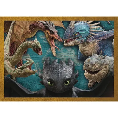 Puzzle 4w1 - Smocze dni (35+48+54+70 el.) Trefl