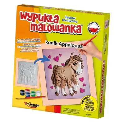 Wypuk�a malowanka Konik Appaloosa Mirage Hobby