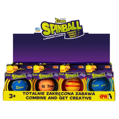 Spinball. Zakr�cona zabawa pomara�czowa z czarnym (Roar) Epee