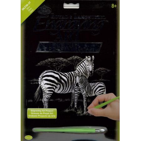 Royal Brush Wydrapywanka srebrna Zebra