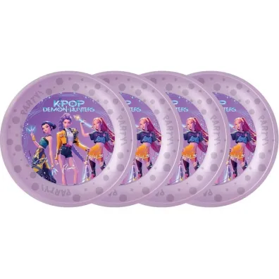Godan Talerzyki wielorazowe K-POP Demon Hunters 21cm 4sz