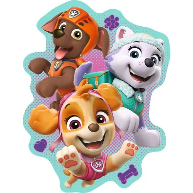 Puzzle konturowe 50 el. Weso�a gromadka piesk�w Trefl