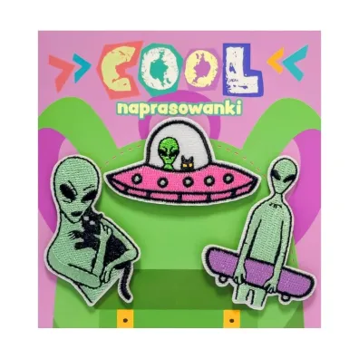 MCD Naszywki/ naprasowanki na plecak cool. Ufo
